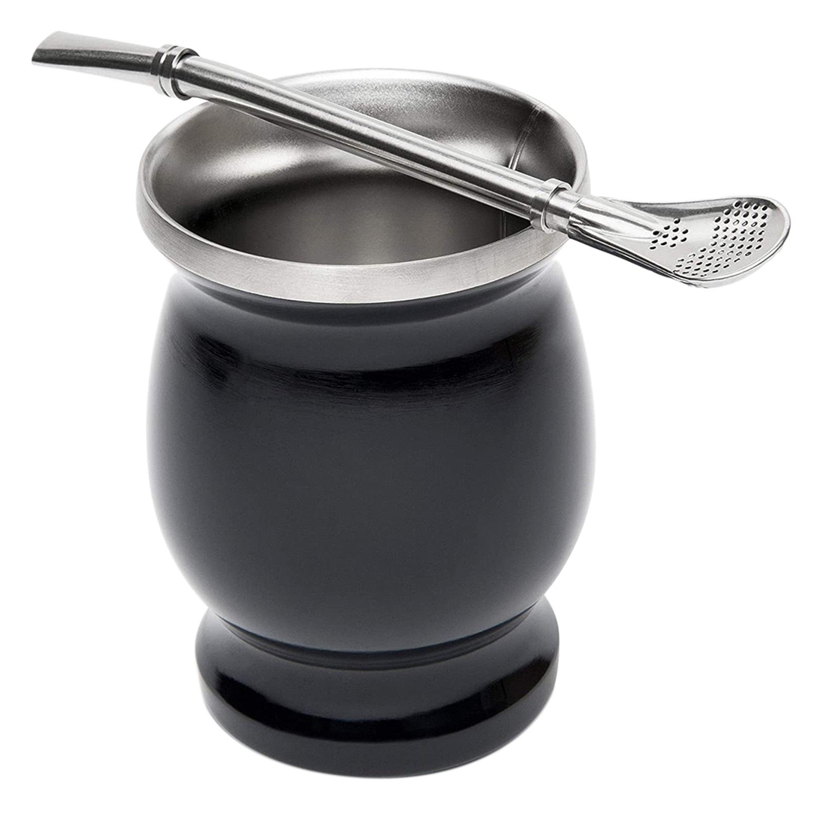 Coffee Tea Spoon - Cup Stainless Steel Double Walled Double
