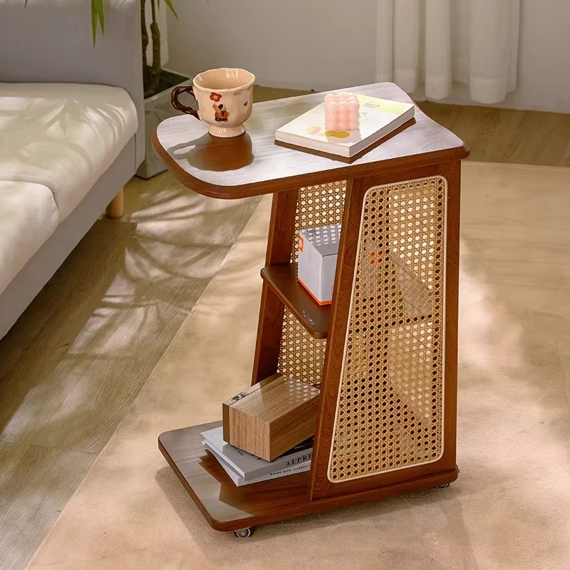 Coffee Tea Or - Modern Style Solid Wood Side Table