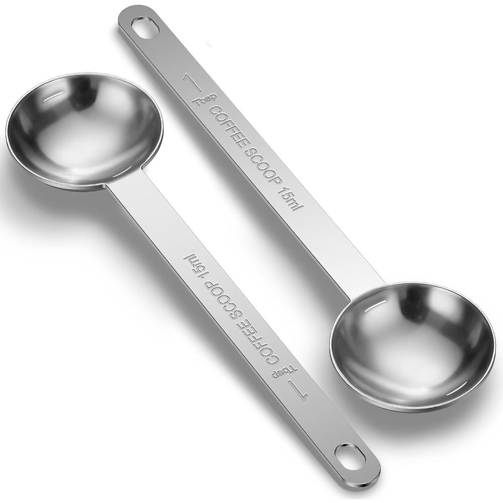 Coffee Tea Spoon - Stainless Steel Long Handle Coffee Scoop