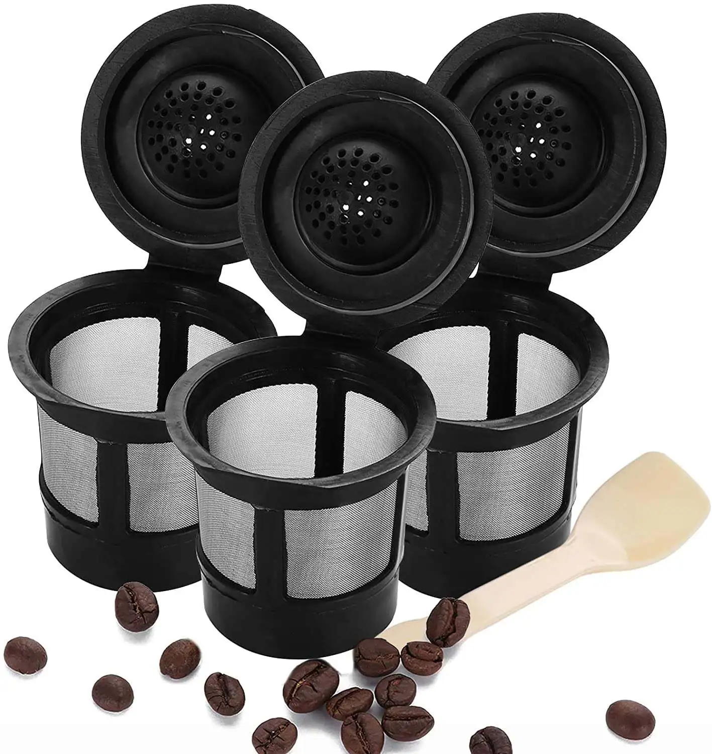 Coffee Tea Spoon - Reusable Coffee Pods, Refillable K-Cup, Single