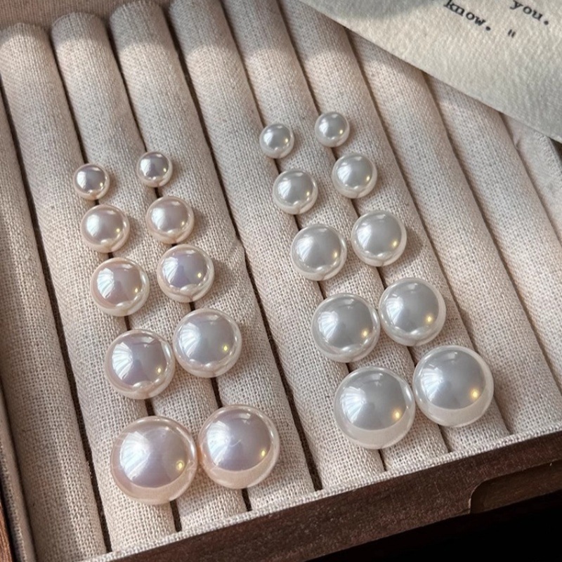 Coffee Tea Or Me - 925 Silver Needle Elliptical Pearl Earnail