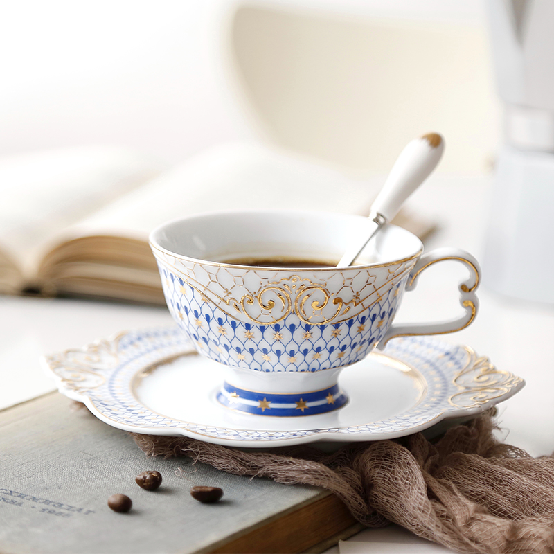 Coffee Tea Spoon - European Ceramic Coffee Cup, Household Light