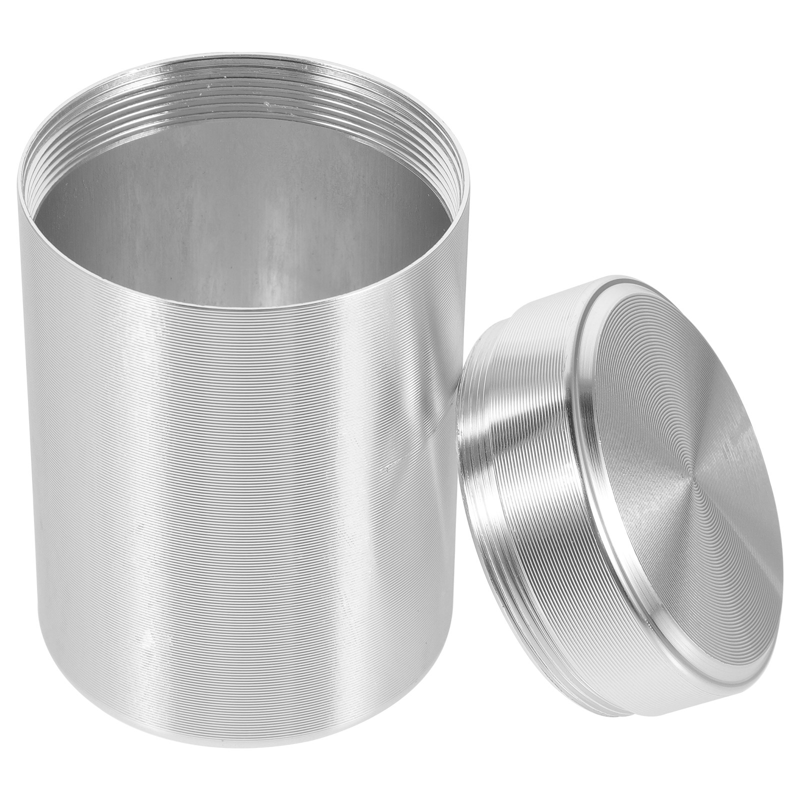 Coffee Tea Sugar Container Set - 2Pcs Tea Jar Metal Airtight Storage