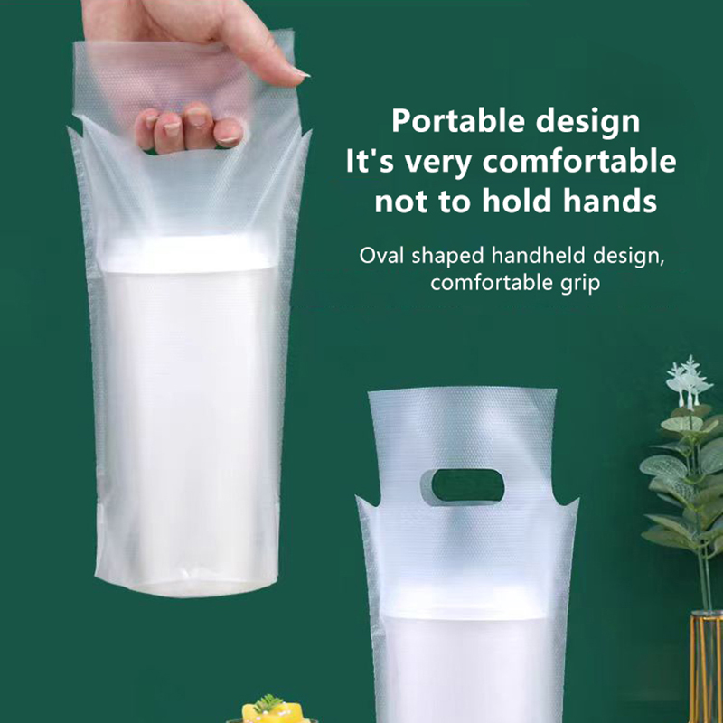 Coffee Tea With Milk - 100Pcs Disposable Beverage Plastic Bags Coffee