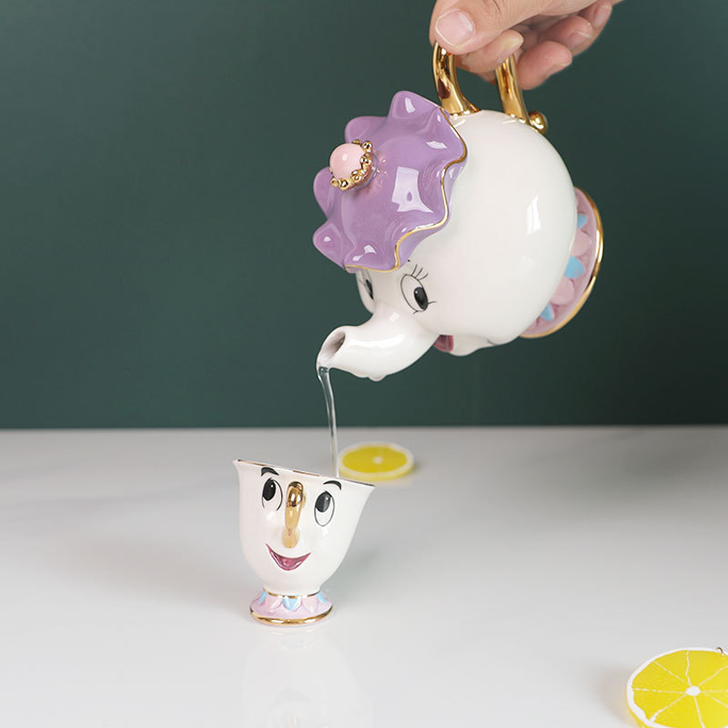 Coffee Tea Sugar Set - In-Stock Teapot Cute Cartoon Beauty And