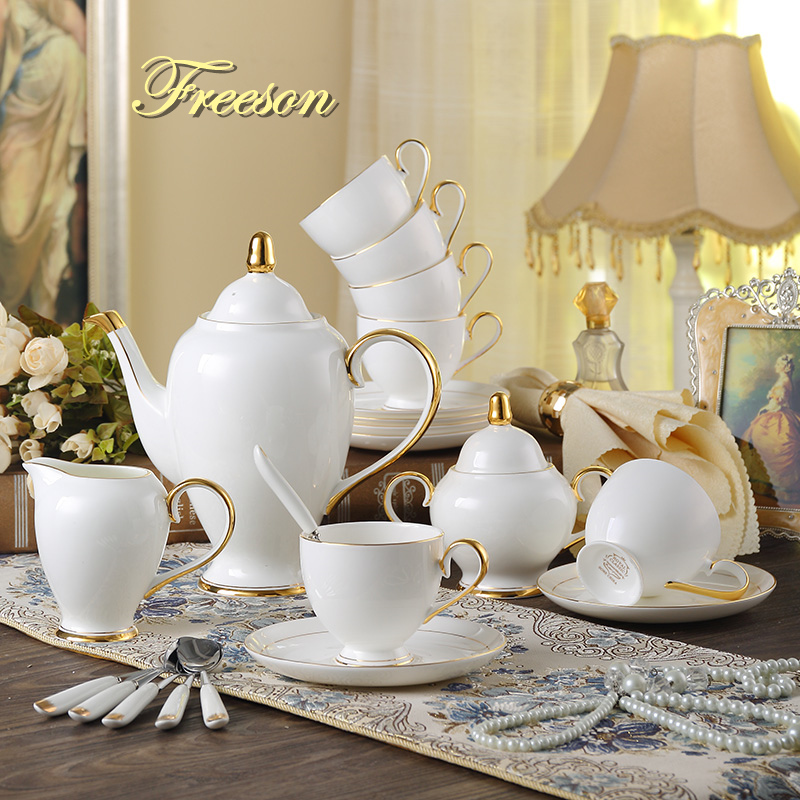 Coffee Tea Sugar Set - Duyên Dáng Xương Trung Quốc Cà