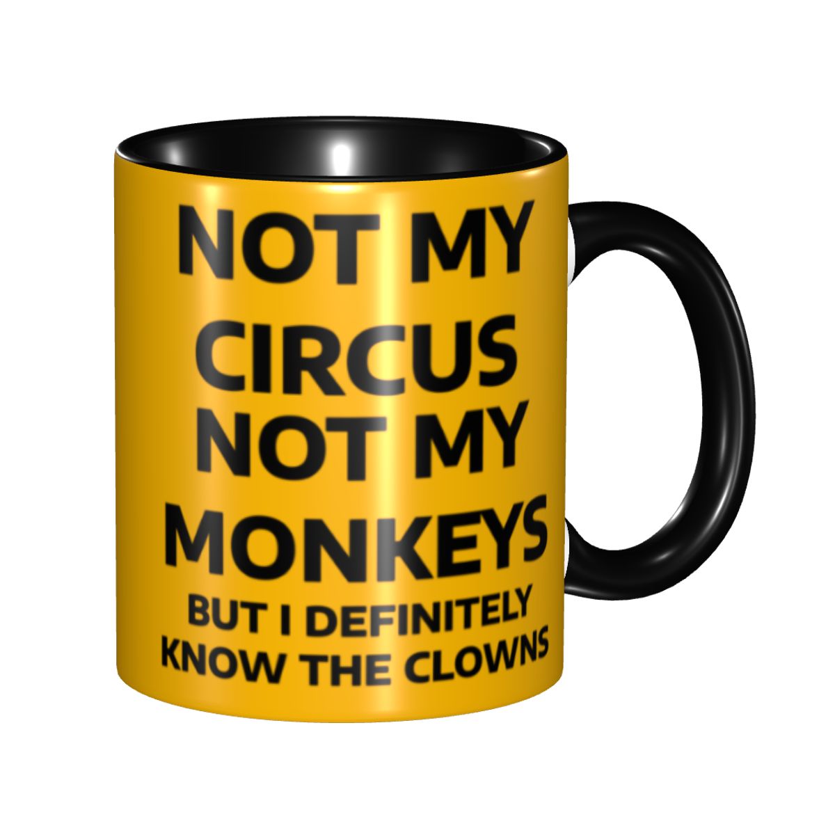 Coffee Tea Bottle - Not My Circus Not My Monkeys