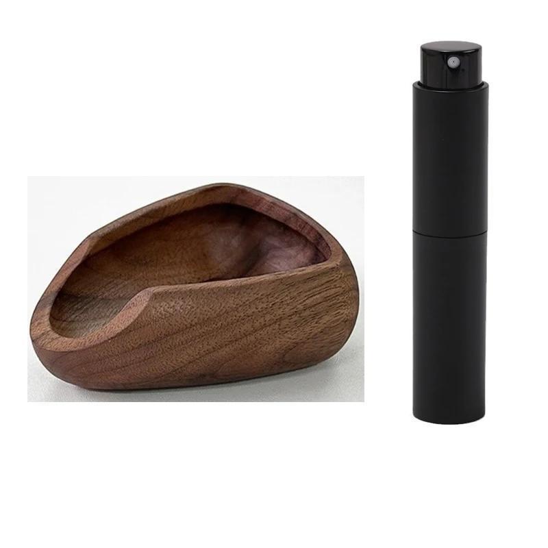 Coffee Tea Bottle - Natural Wood Coffee Bean Scale Tray