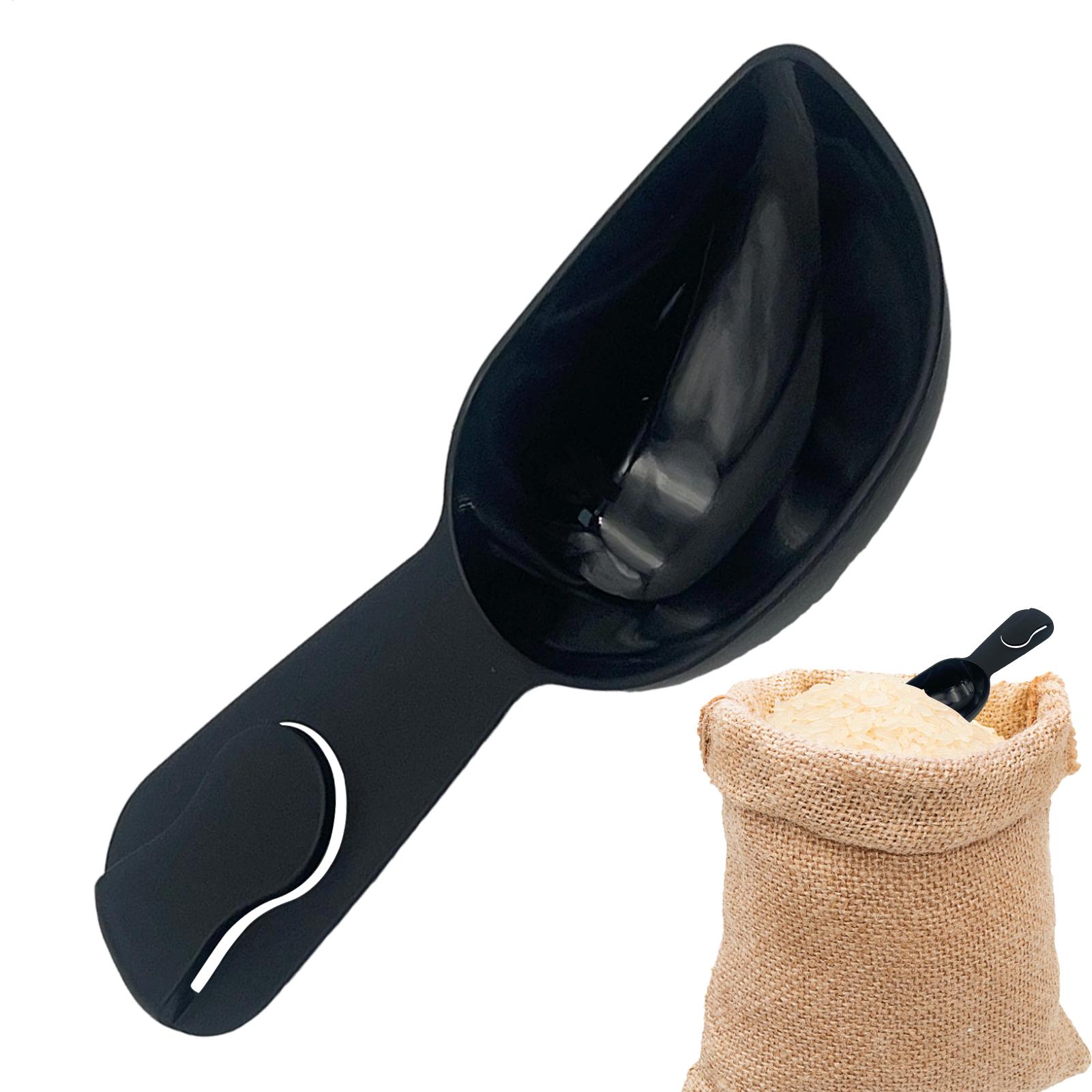 Coffee Tea Leaf And Bean - Coffee Scoop with Clip Multi-purpose cereal