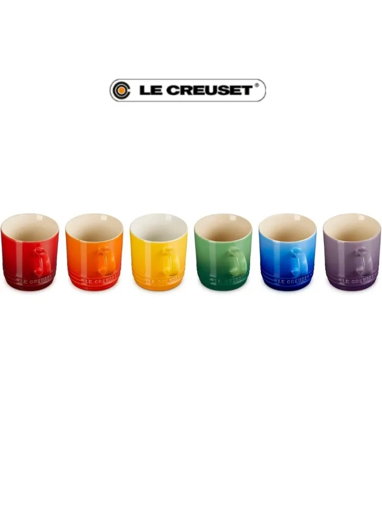 Mug Tea Coffee - Le Creuset Rainbow Stoneware Cappuccino Cup