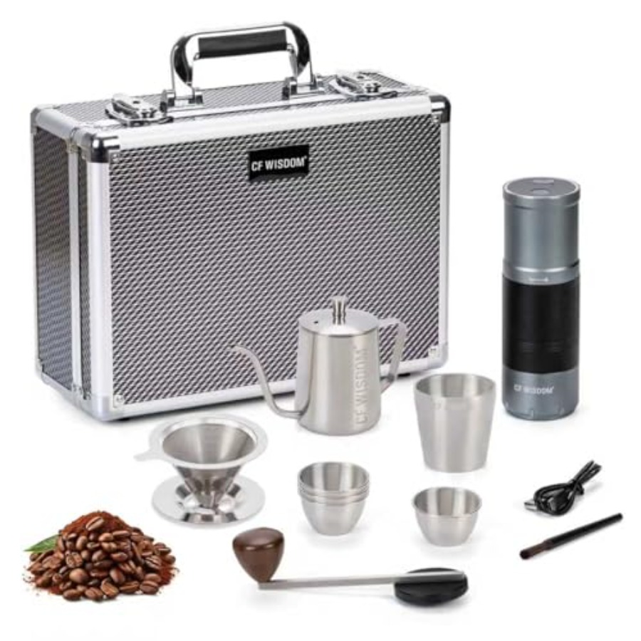 French Press Coffee & Tea - Portable electric and manual coffee grinder