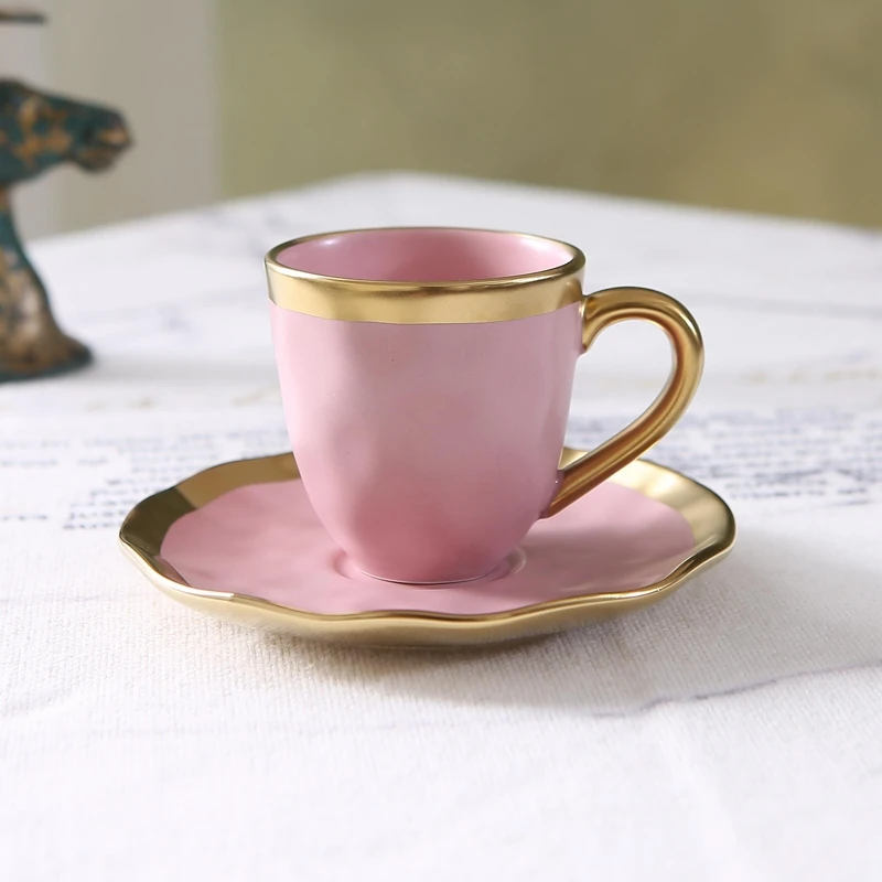 Coffee Tea Sugar Set - Italian colored glazed ceramic small coffee