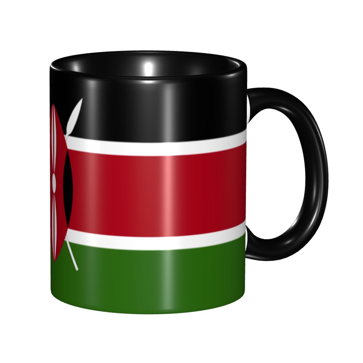 Coffee Tea Kenya - Kenya Flag Coffee Mug DIY Customized