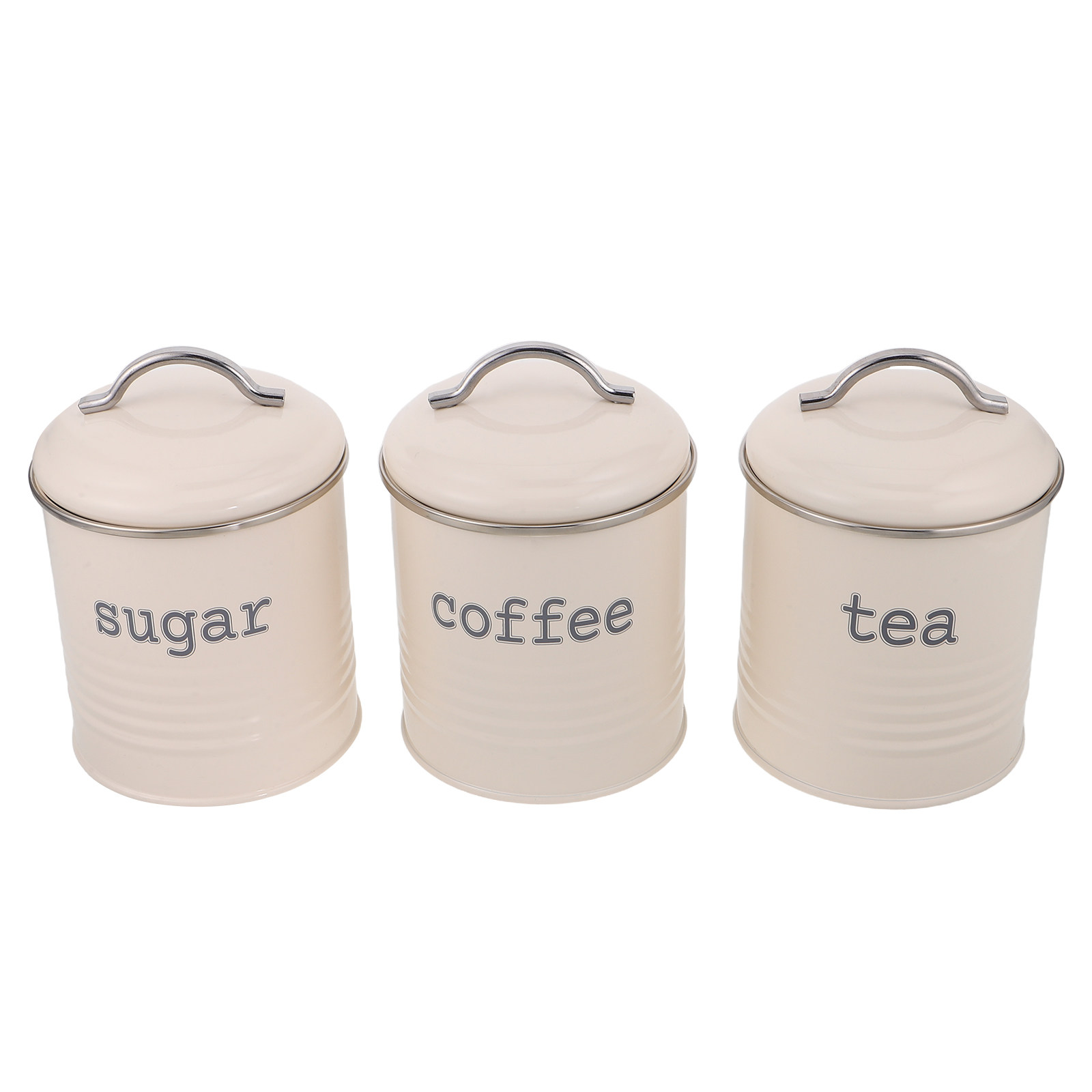 Coffee Tea Sugar Set - 3Pcs Sealed Coffee Bean Container Set