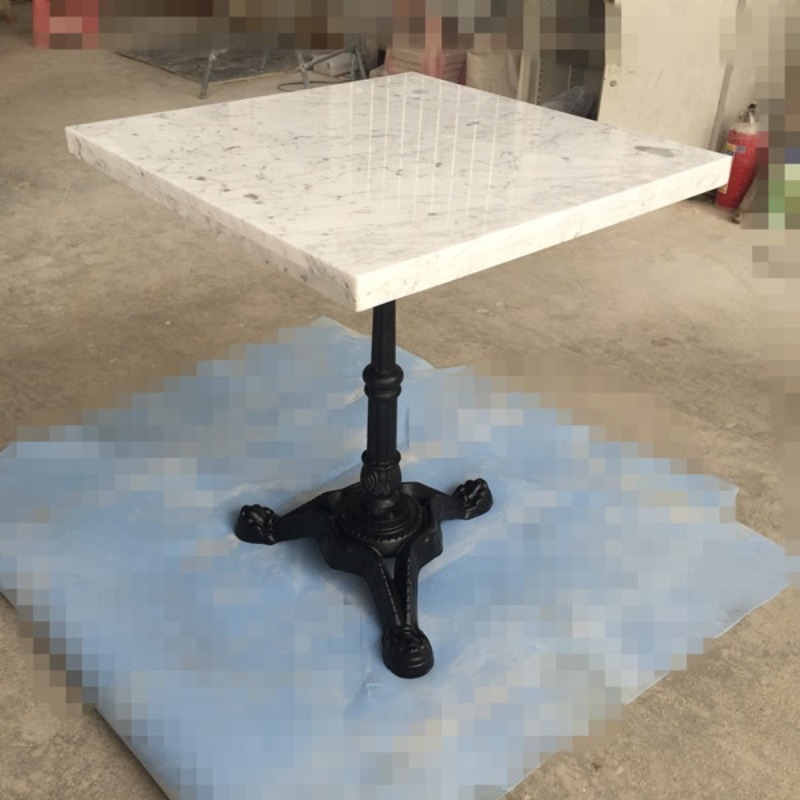 Coffee Tea Or - Round or square marble top metal