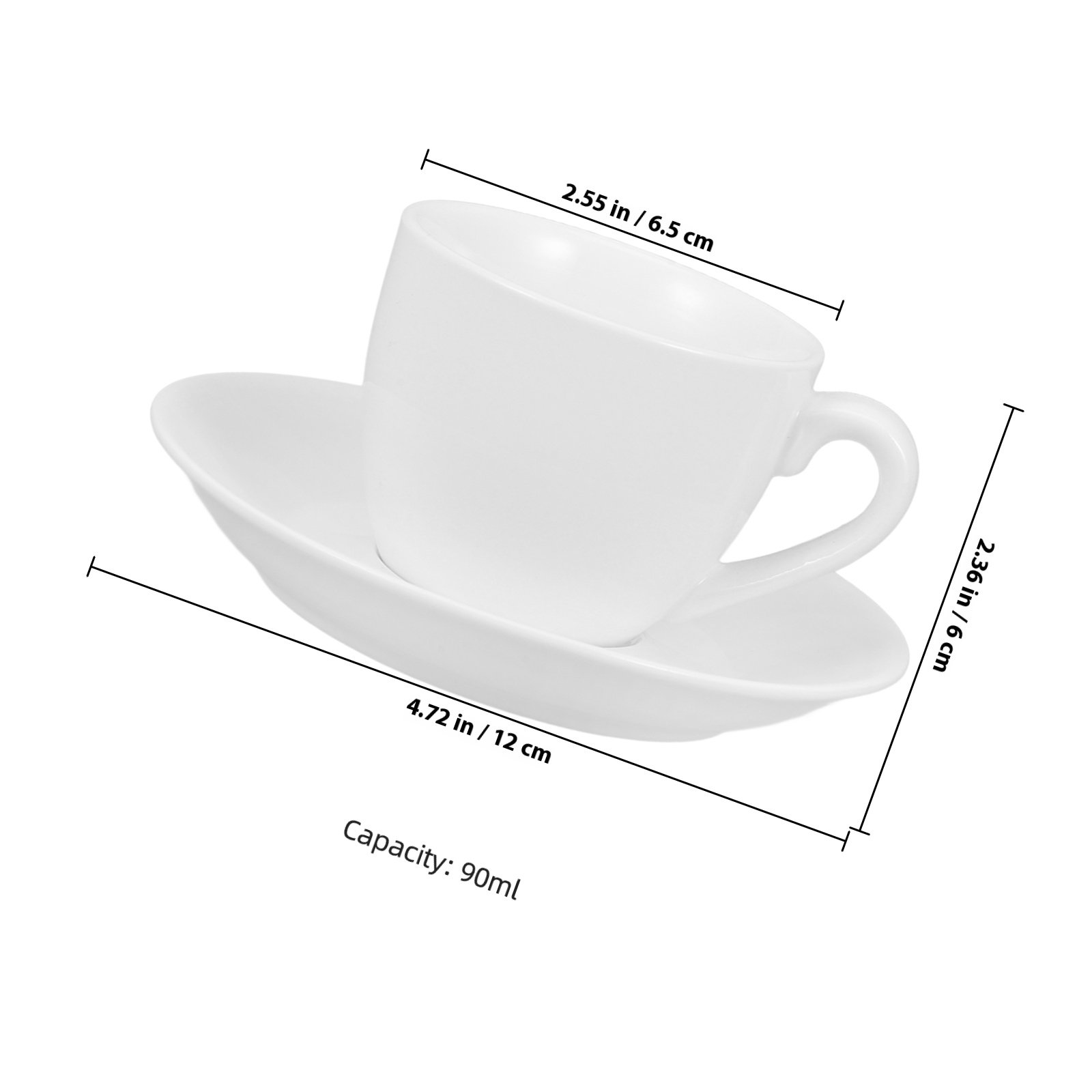 1Set Coffee Cup and Saucer Set - đánh giá và giá Coffee Tea Hot