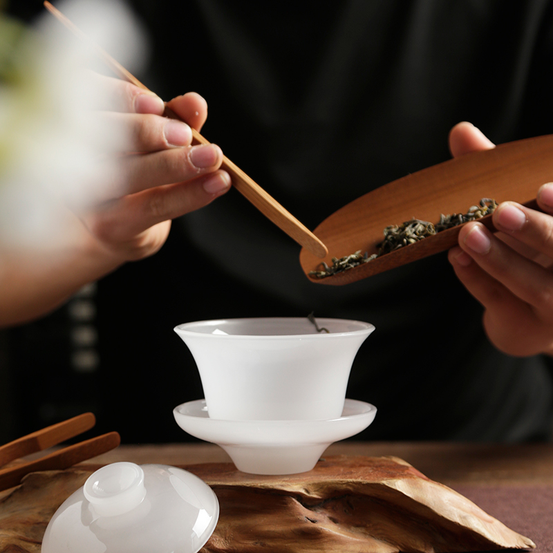 3pcs/set ceramic tea spoon lea - đánh giá và giá Coffee Tea In Chinese