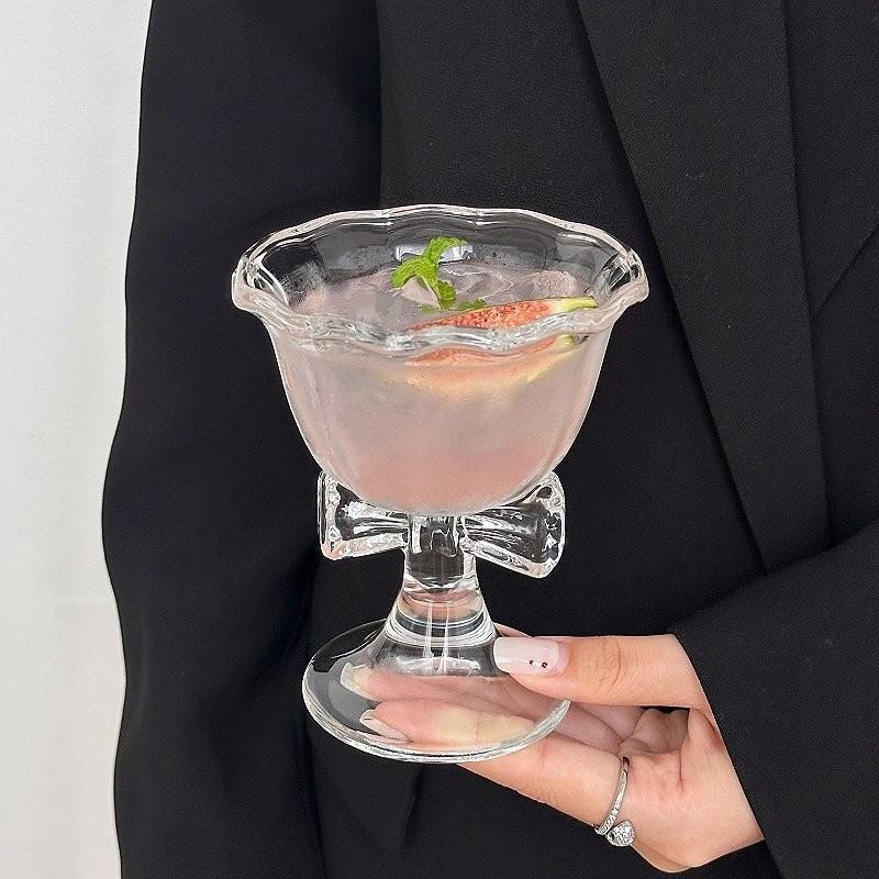 New Bow Glass Cute Water Cup C - đánh giá và giá Mug Tea Coffee