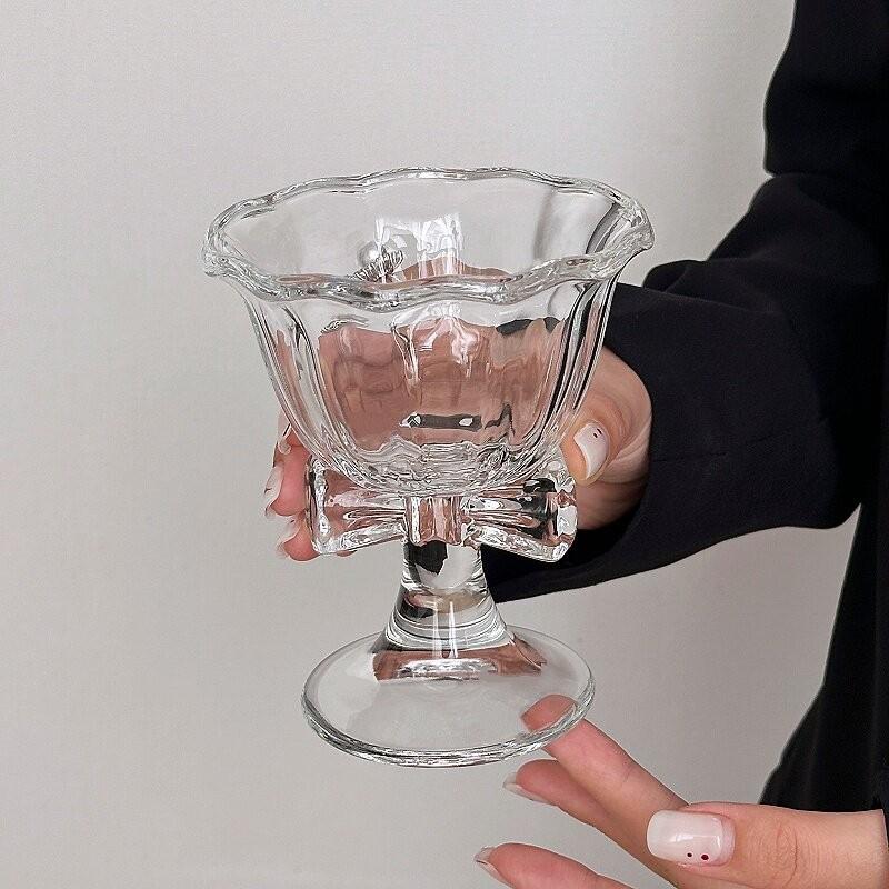 New Bow Glass Cute Water Cup C - đánh giá và giá Mug Tea Coffee