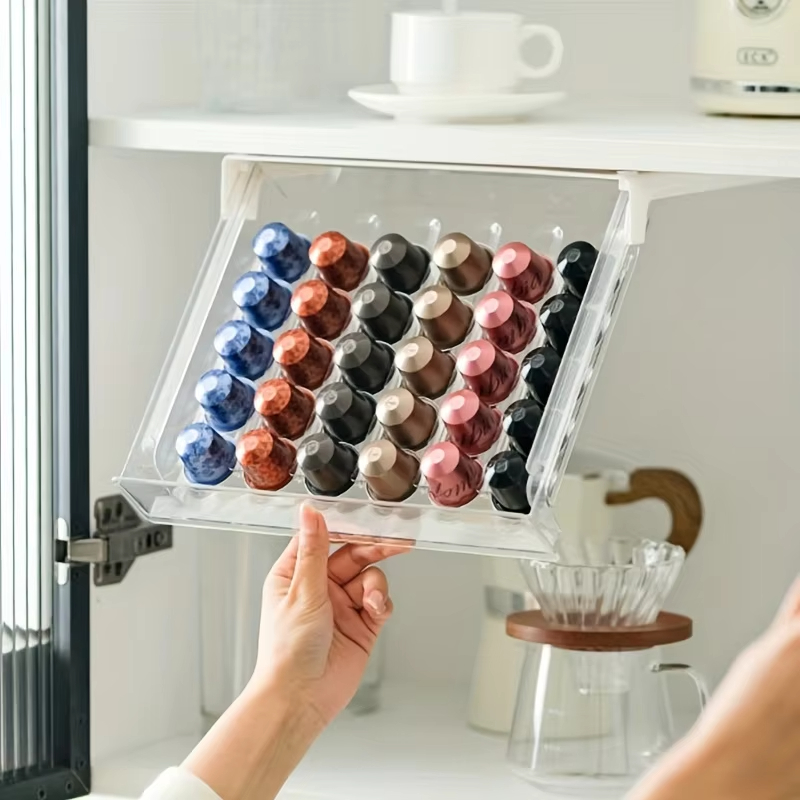 Space-Saving Coffee Capsule &  - đánh giá và giá Coffee Tea Drawer Organizer
