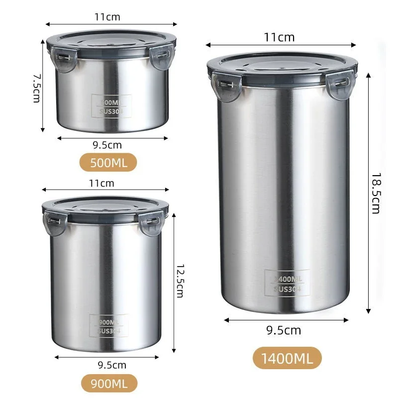 Stainless Steel Food Container - đánh giá và giá Coffee Tea Leaf And Bean
