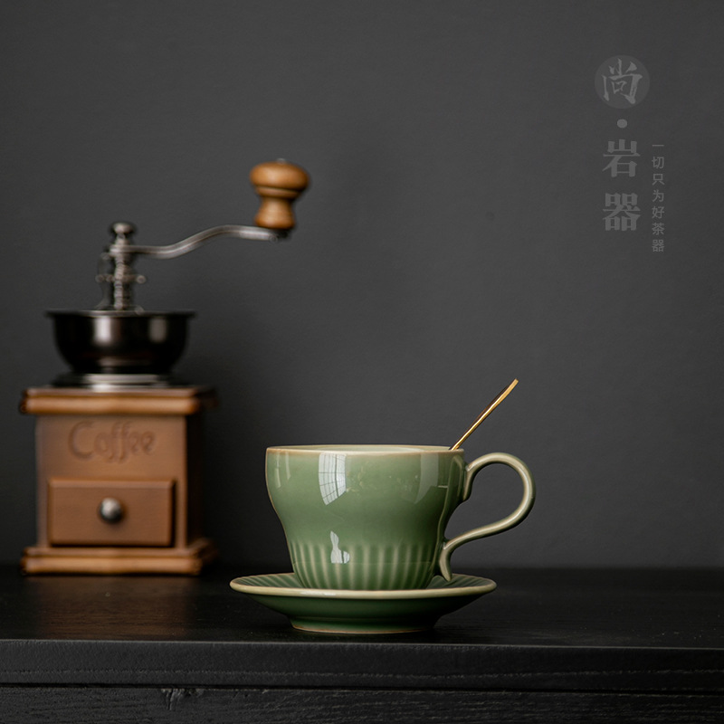 HYS retro celadon green vertic - đánh giá và giá Coffee Tea Green