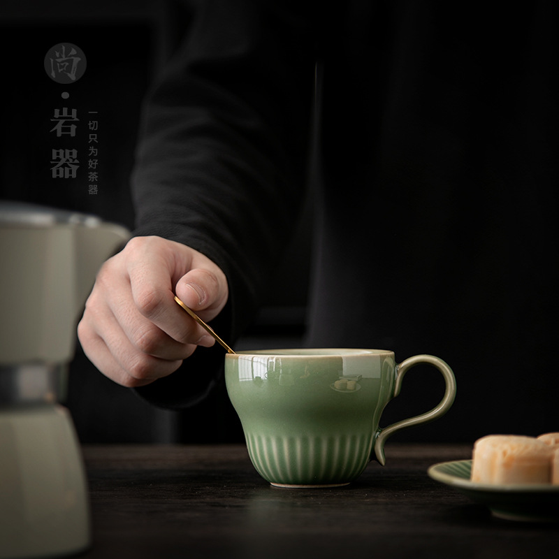 HYS retro celadon green vertic - đánh giá và giá Coffee Tea Green