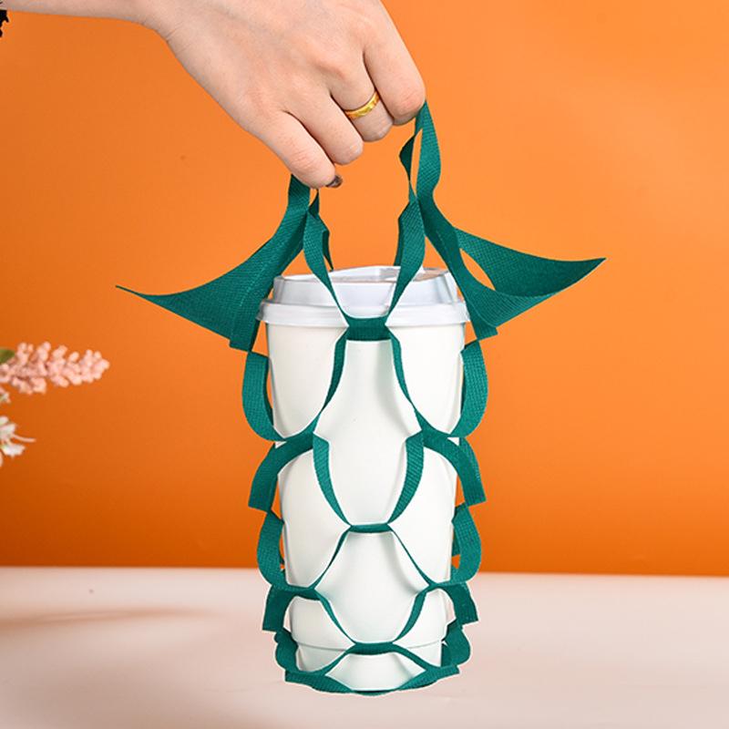 100pcs Hollow Out Non-woven To - đánh giá và giá Coffee Tea Green