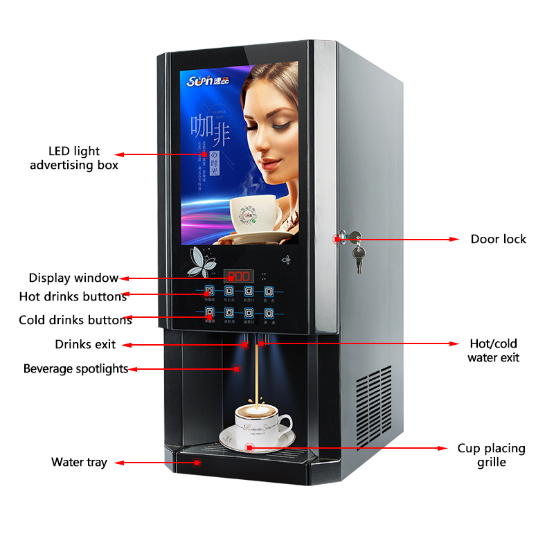 30SCW-8 Hot Ice Instant Coffee - đánh giá và giá Coffee Tea Hot