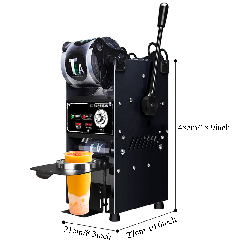 Automatic Cup sealing machine  - đánh giá và giá Coffee Tea With Milk