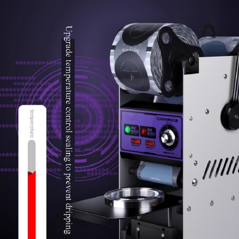 Automatic Cup sealing machine  - đánh giá và giá Coffee Tea With Milk