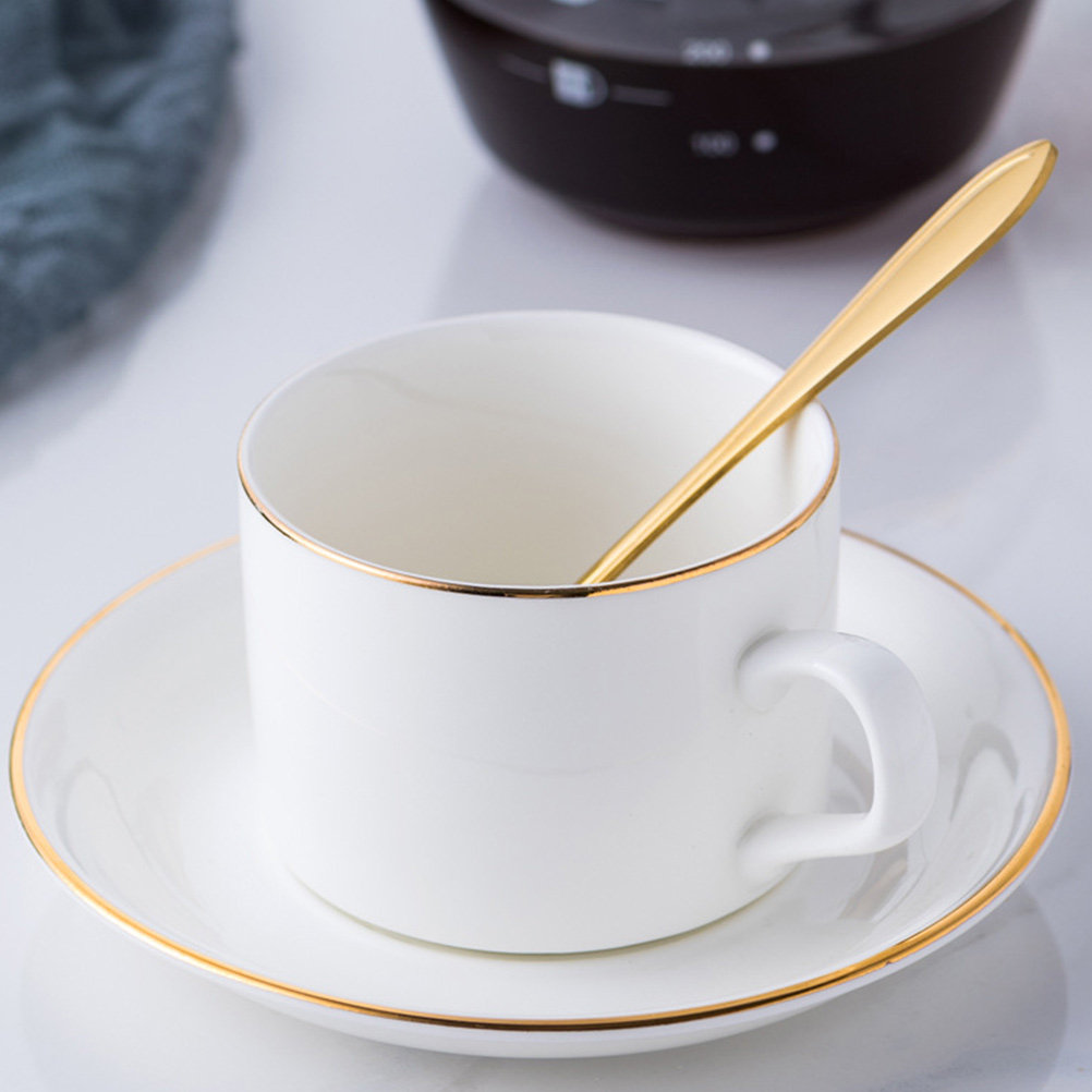 1Set Coffee Cup Tableware Set  - đánh giá và giá Coffee Tea Spoon