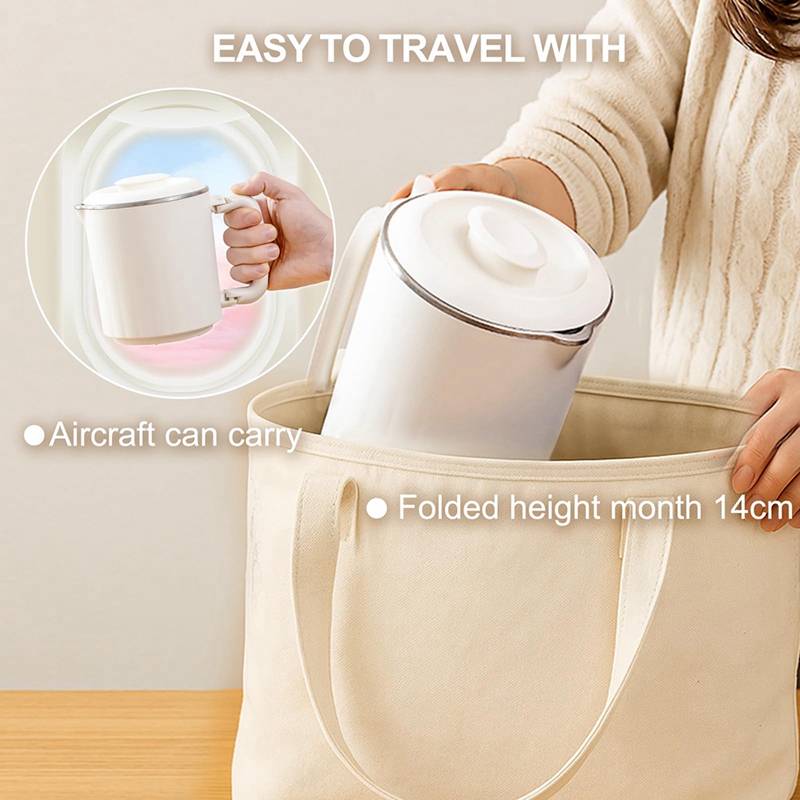 Travel Foldable Electric Kettl - đánh giá và giá Coffee Tea Hot