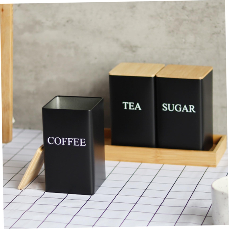 3PCS Set Tea Coffee Sugar Cani - đánh giá và giá Coffee Tea Sugar Container Set
