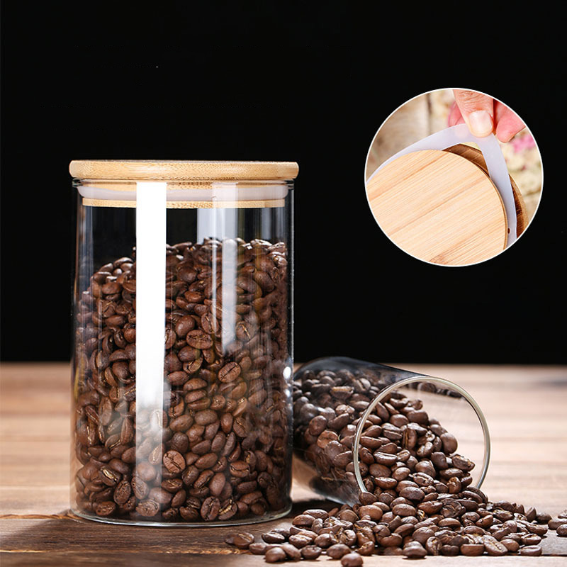 Glass Food Storage Jars with A - đánh giá và giá Coffee Tea Leaf And Bean