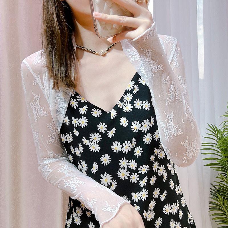 Summer Thin Long Sve Lace Open - đánh giá và giá Coffee Tea Or Me