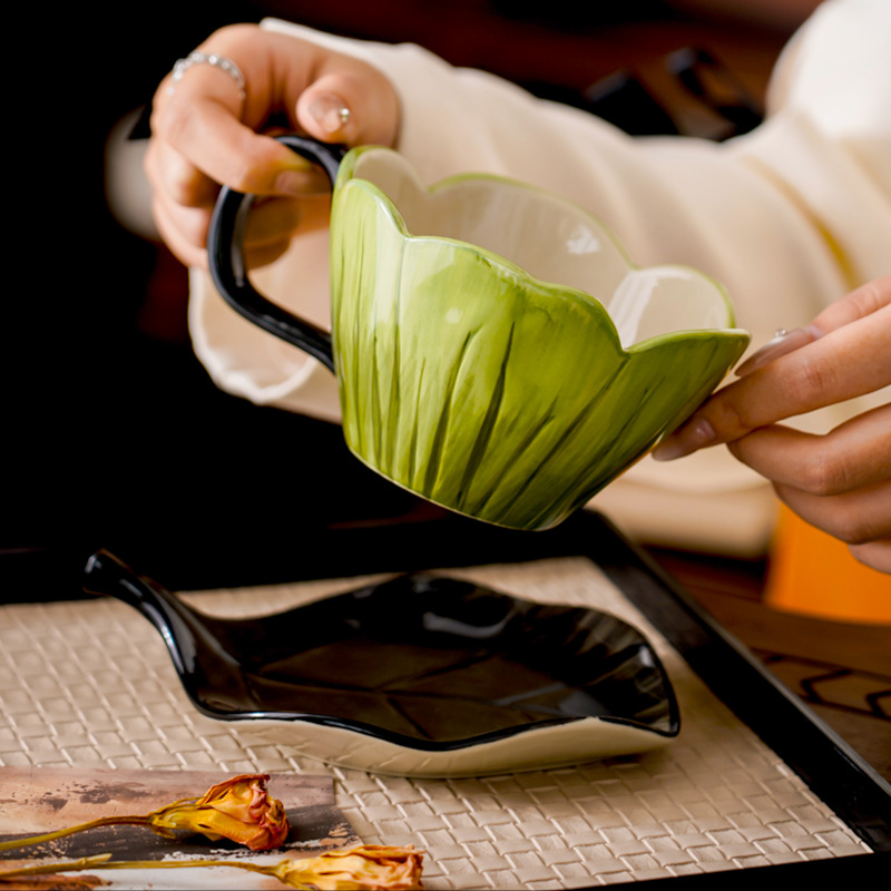 Irregular Hand-painted Coffee  - đánh giá và giá Mug Tea Coffee