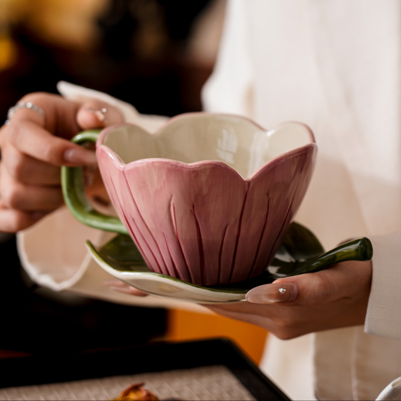 Irregular Hand-painted Coffee  - đánh giá và giá Mug Tea Coffee