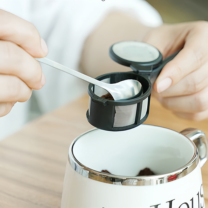1PC Coffee Capsule Powder Filt - đánh giá và giá Coffee Tea Spoon