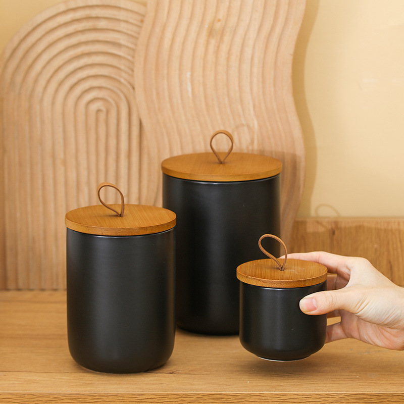 Nordic Ceramic Storage Jar Mat - đánh giá và giá Coffee Tea Sugar Container Set