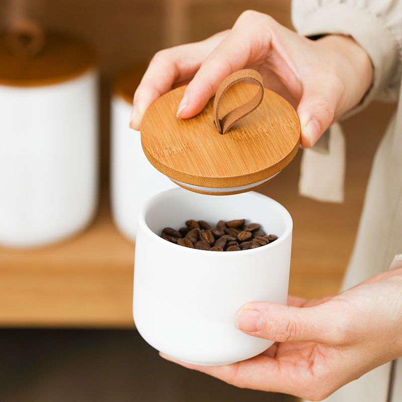 Nordic Ceramic Storage Jar Mat - đánh giá và giá Coffee Tea Sugar Container Set