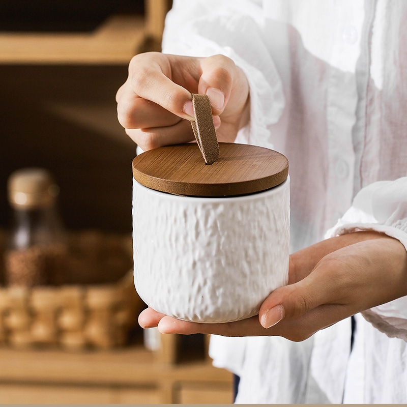 Rock Pattern Ceramic Tea Stora - đánh giá và giá Coffee Tea And Sugar Canisters