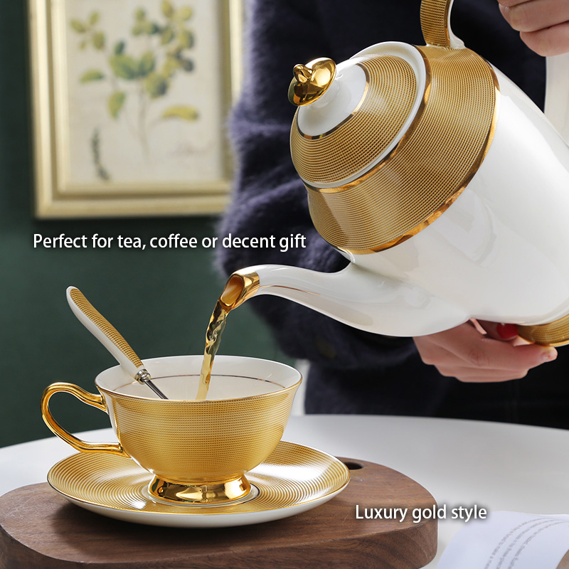 Vàng Sang Trọng Xương Trung Qu - đánh giá và giá Coffee Tea Sugar Set