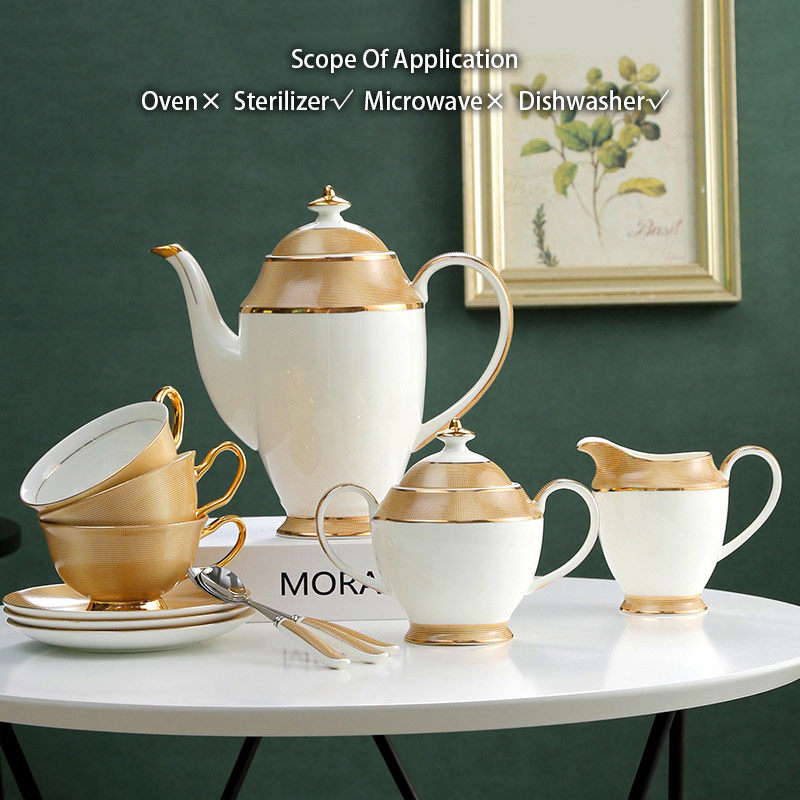Vàng Sang Trọng Xương Trung Qu - đánh giá và giá Coffee Tea Sugar Set