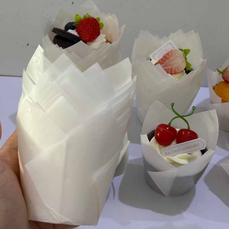 50Pcs/100Pcs/200Pcs Tulip Cake - đánh giá và giá Mug Tea Coffee