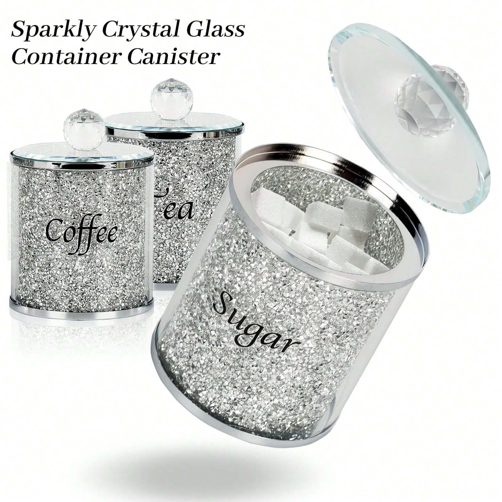 Coffee Sugar Tea Canister Set  - đánh giá và giá Coffee Tea Sugar Set