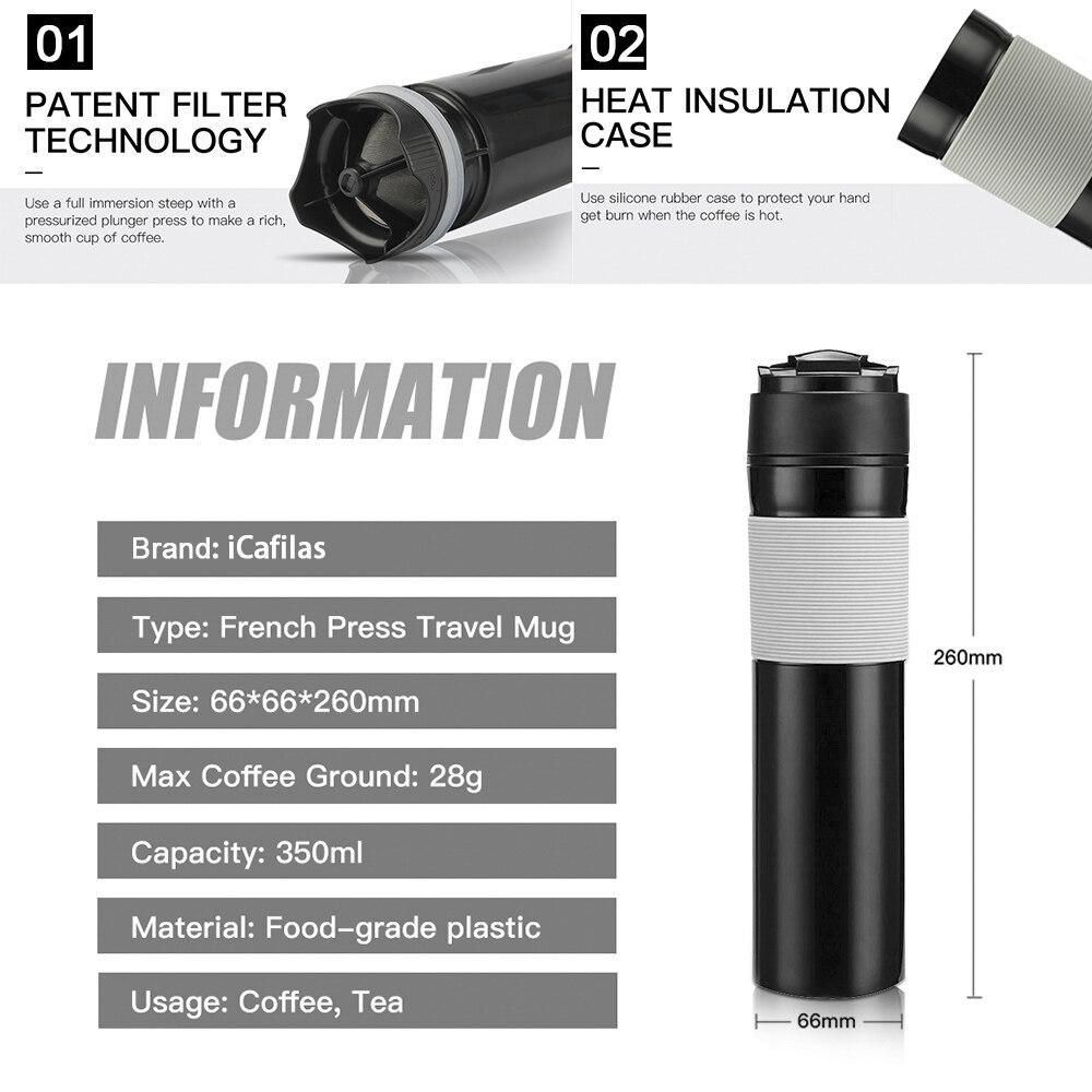 i Cafilas Portable French Pres - đánh giá và giá French Press Coffee & Tea