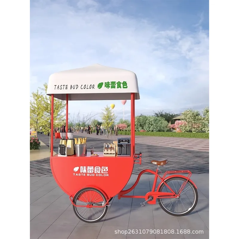 Outdoor Mobile Food Cart Snack - đánh giá và giá Coffee Tea With Milk