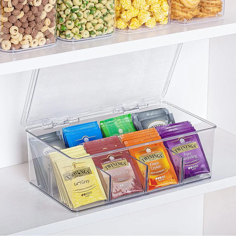 Tea Bag Storage Box Office Mul - đánh giá và giá Coffee Tea Drawer Organizer