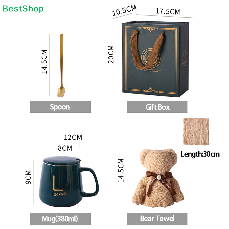 ♥400ml Ceramic Mug Gift Set –  - đánh giá và giá Coffee Tea Drawer Organizer